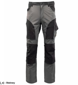 AISP - TRAIL spodnie do pasa 4WAY stretch podwójne potrójne szwy szyte mocną nicią 280 g/m2 wzmocnione mkieszenie na komórkę - khaki 110 15