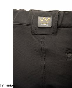 AISP - TRAIL spodnie do pasa 4WAY stretch podwójne potrójne szwy szyte mocną nicią 280 g/m2 wzmocnione mkieszenie na komórkę - khaki 110 20