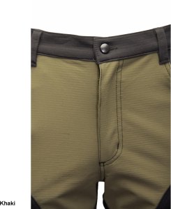 AISP - TRAIL spodnie do pasa 4WAY stretch podwójne potrójne szwy szyte mocną nicią 280 g/m2 wzmocnione mkieszenie na komórkę - khaki 110 31