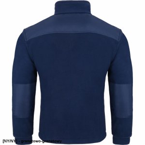 FLRA 340 - bluza polarowa unisex, gruba posiada bardzo dobre właściwości cieplne - czerwono-czarny XL 35