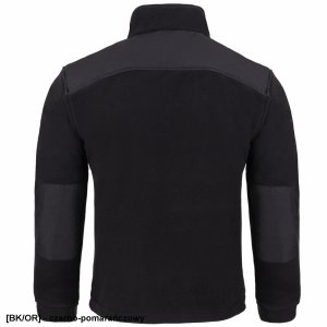 FLRA 340 - bluza polarowa unisex, gruba posiada bardzo dobre właściwości cieplne - pomarańczowo-czarny 2XL 50