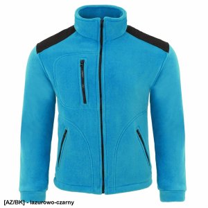 FLRA 340 - bluza polarowa unisex, gruba posiada bardzo dobre właściwości cieplne - złoto-czarny 2XL 11