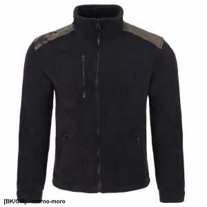 FLRA 340 - bluza polarowa unisex, gruba posiada bardzo dobre właściwości cieplne - grafitowo-czarny 5XL 13