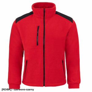 FLRA 340 - bluza polarowa unisex, gruba posiada bardzo dobre właściwości cieplne - grafitowo-czarny 5XL 15