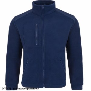 FLRA 340 - bluza polarowa unisex, gruba posiada bardzo dobre właściwości cieplne - grafitowo-czarny 5XL 67