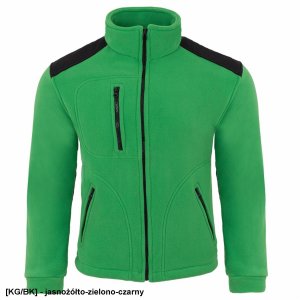 FLRA 340 - bluza polarowa unisex, gruba posiada bardzo dobre właściwości cieplne - grafitowo-czarny 5XL 9