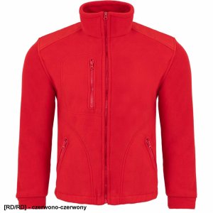 FLRA 340 - bluza polarowa unisex, gruba posiada bardzo dobre właściwości cieplne - czarno-grafitowy 2XL 14