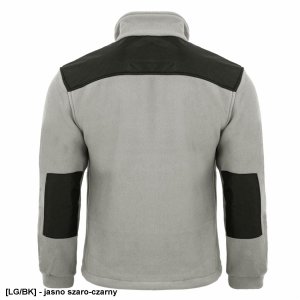 FLRA 340 - bluza polarowa unisex, gruba posiada bardzo dobre właściwości cieplne - czarno-grafitowy 2XL 58