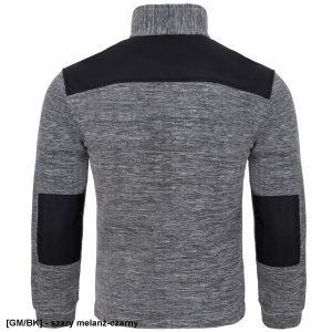 FLRA 340 - bluza polarowa unisex, gruba posiada bardzo dobre właściwości cieplne - piaskowo-czarny 2XL 74