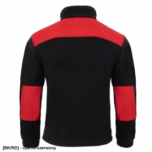 FLRA 340 - bluza polarowa unisex, gruba posiada bardzo dobre właściwości cieplne - jasno szaro-czarny 2XL 53