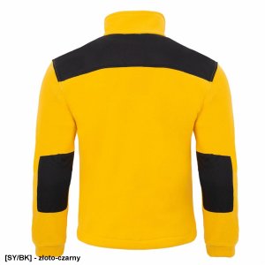 FLRA 340 - bluza polarowa unisex, gruba posiada bardzo dobre właściwości cieplne - czarno-niebieski royal 2XL 44