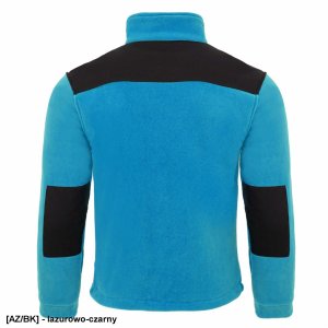 FLRA 340 - bluza polarowa unisex, gruba posiada bardzo dobre właściwości cieplne - szary melanż-czarny 2XL 73