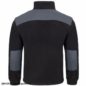 FLRA 340 - bluza polarowa unisex, gruba posiada bardzo dobre właściwości cieplne - granatowo-granatowy XL 55