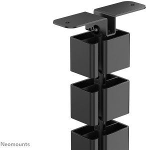 NEOMOUNTS Cable Spine Organizer for sit/stand desk frames screw mounted magnetic channel black 6