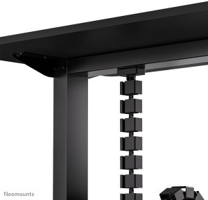 NEOMOUNTS Cable Spine Organizer for sit/stand desk frames magnet mounted black 5
