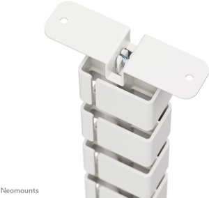 NEOMOUNTS Magnetic Cable Cover for sit/stand desk frames screw mounted magnetic channel white 8