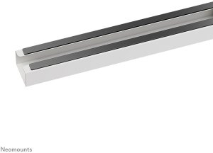 NEOMOUNTS Magnetic Cable Cover for sit/stand desk frames screw mounted magnetic channel white 9