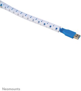 NEOMOUNTS Spiral Cable Wrap 15mm multiple cables white 3