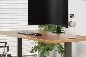 NEOMOUNTS Headphone Stand aluminum 12