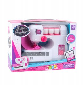 LeanToys Maszyna Do Szycia Dla Dzieci Nici Materiał Światła Dźwięki 3
