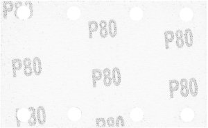 Papier ścierny prostokątny 8 otworów 128 x 78 mm P80 do 04-623, 5 szt. 54-050 4