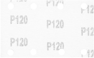 Papier ścierny prostokątny 8 otworów 128 x 78 mm P120 do 04-623, 5 szt. 54-051 4