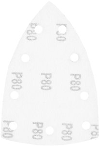 Papiery ścierne na rzep, żelazko 100 x 147 mm, P80, 5 szt., z 9 otworami do 04-623 4