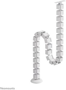 NEOMOUNTS Cable Spine Organizer for sit/stand desk frames screw mounted white 3