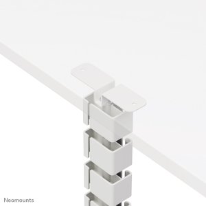 NEOMOUNTS Cable Spine Organizer for sit/stand desk frames screw mounted white 6