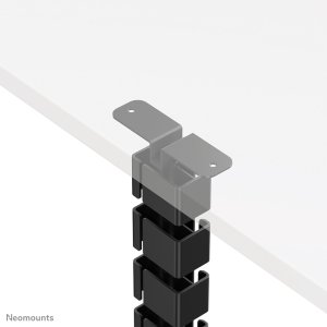 NEOMOUNTS Cable Spine Organizer for sit/stand desk frames screw mounted black 5