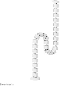 NEOMOUNTS Cable Spine Organizer for sit/stand desk frames magnet mounted white 4