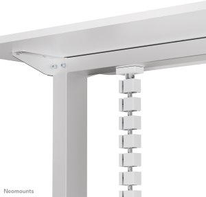 NEOMOUNTS Cable Spine Organizer for sit/stand desk frames magnet mounted white 6
