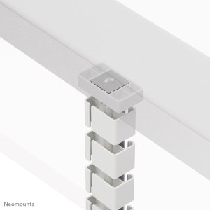 NEOMOUNTS Cable Spine Organizer for sit/stand desk frames magnet mounted white 7