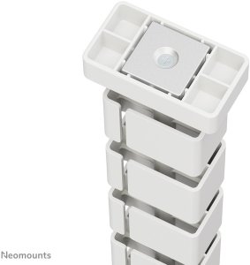 NEOMOUNTS Cable Spine Organizer for sit/stand desk frames magnet mounted white 9