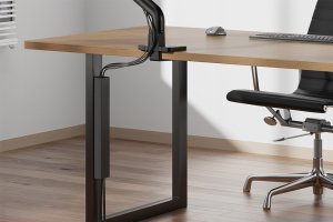 NEOMOUNTS Magnetic Cable Cover for sit/stand desk frames multiple cables black 9