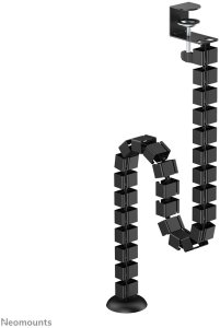NEOMOUNTS Cable Spine Organizer for sit/stand desk frames clamp mounted black 2