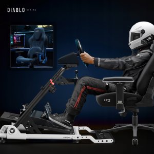 Stojak na kierownicę X-Drive Mini czarno-biały 4