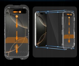 Szkło prywatyzujące Tech-Protect Quick Set Spy+ do Apple iPhone 13 / 13 Pro / 14 / 16e Privacy [2 PACK] 4