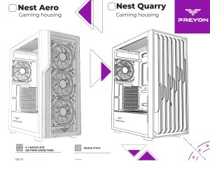 Obudowa PREYON Nest Quarry ARGB (PNQ04B) 9