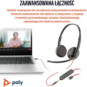 Słuchawki HP Blackwire 3225 Stereo USB-C 2