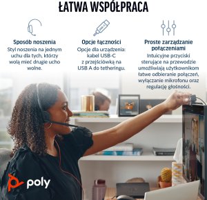 Blackwire 3210 Monaural USB-C 2