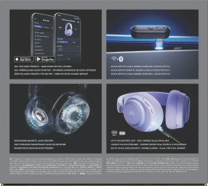 Słuchawki SteelSeries Słuchawki do gier | Arctis Nova 3PW | Bluetooth | Over-Ear | Mikrofon | Noise canceling | Bezprzewodowe | Lavender 4