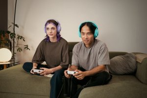 Słuchawki SteelSeries Słuchawki do gier | Arctis Nova 3PW | Bluetooth | Over-Ear | Mikrofon | Noise canceling | Bezprzewodowe | Lavender 8