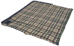 Outwell Śpiwór Camper Lux, zamek z prawej strony, niebieski 3