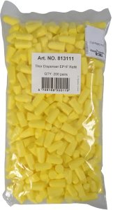 Earplugs, THOR, One size, yellow, PU, SNR 37 dB, with 200 pairs 2