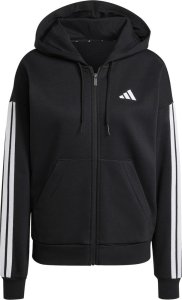 Adidas Bluza damska adidas Essentials 3 Stripes Full Zipp Hoodie czarna JE1283 L 2