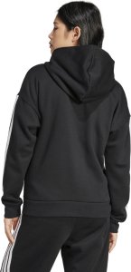 Adidas Bluza damska adidas Essentials 3 Stripes Full Zipp Hoodie czarna JE1283 L 3