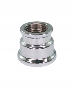 IDMAR Mufa chromowana redukcyjna 1/2"x3/8" (DN15xDN10) 2