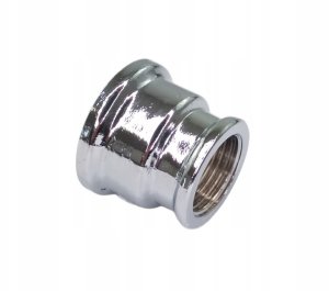 IDMAR Mufa chromowana redukcyjna 1/2"x3/8" (DN15xDN10) 3