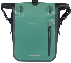 Basil Sakwa pojedyncza BASIL RIVO M SINGLE PANNIER BAG 12-15L, MIK Hooks System silvergreen/black 2